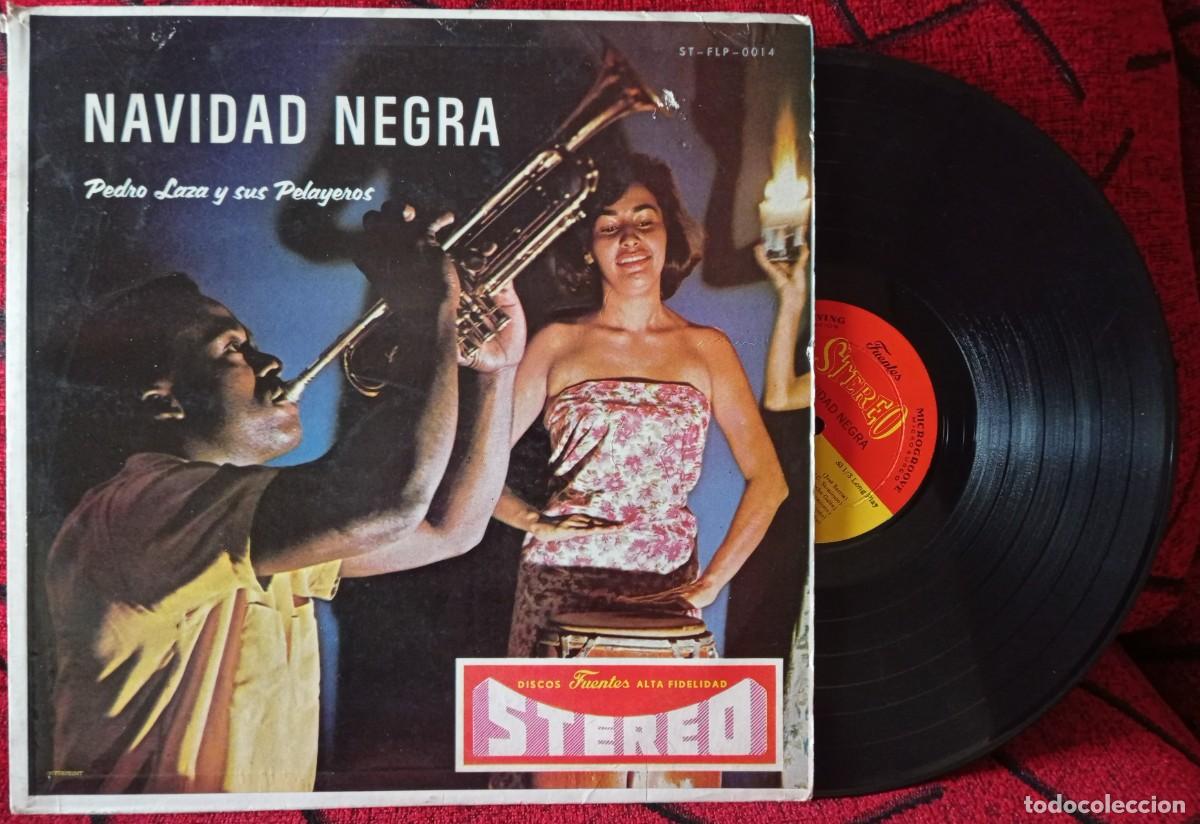 Discos de vinilo: PEDRO LAZA Y SUS PELAYEROS ** Navidad Negra ** VINILO LP ORIGINAL COLOMBIA
