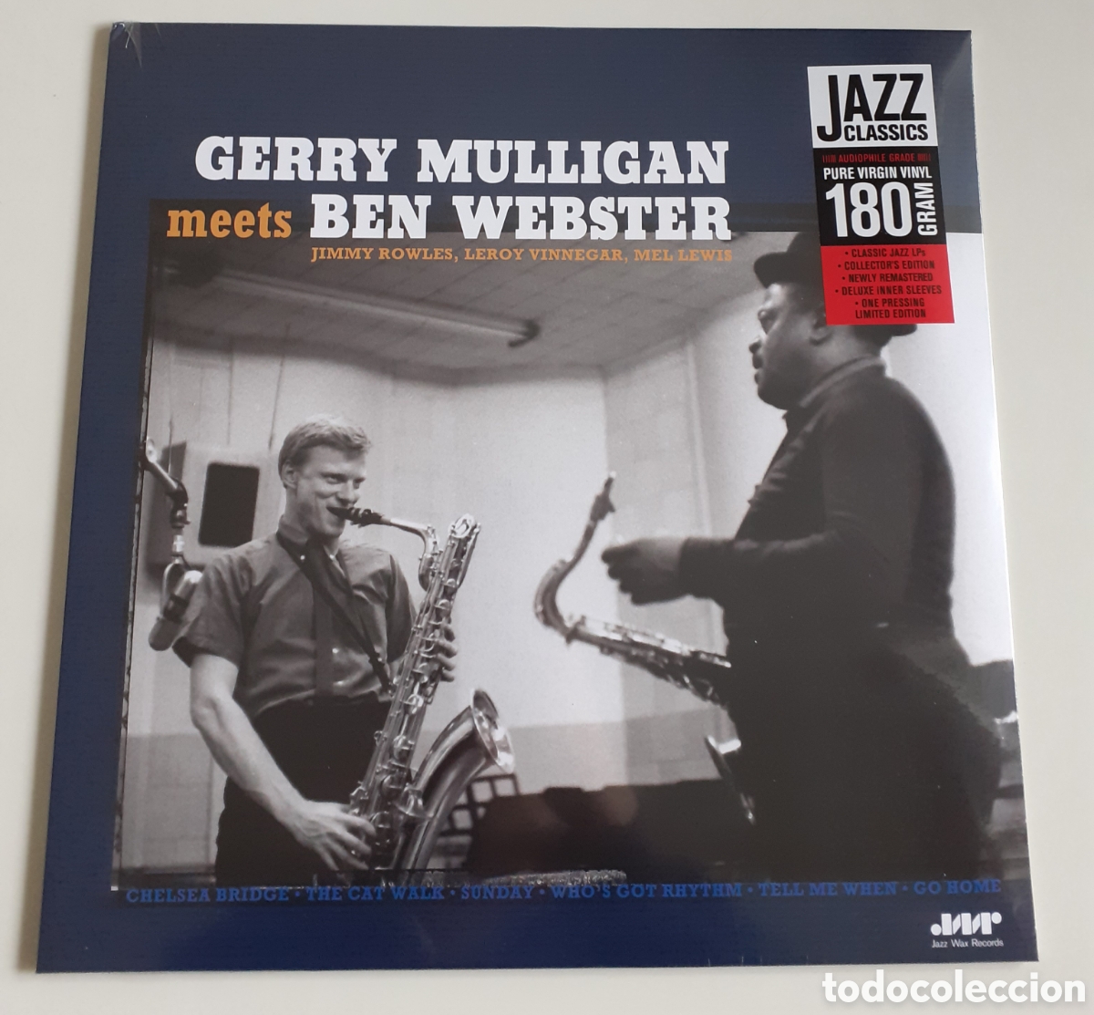 Discos de vinilo: Gerry Mulligan meets Ben Webster, LP jazz - Foto 1