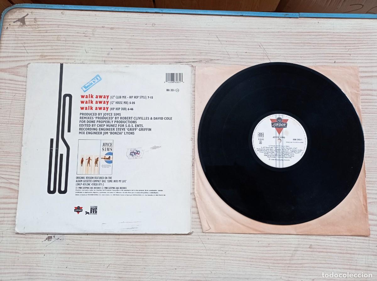 Discos de vinilo: Joyce Sims - Walk Away Remix - Maxi Single - Foto 2