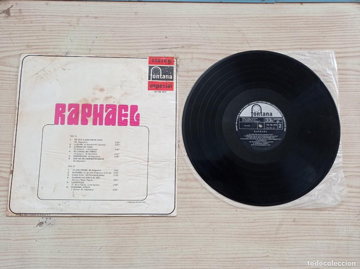 Discos de vinilo: Raphael - Raphael Fontana LP - Foto 2
