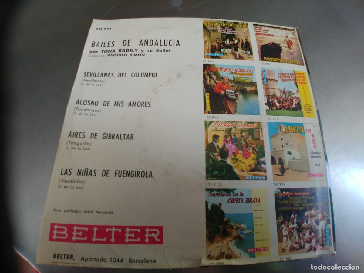 Discos de vinilo: TONA RADELY Y SU BALLET-EP PAQUITO SIMON - Foto 2