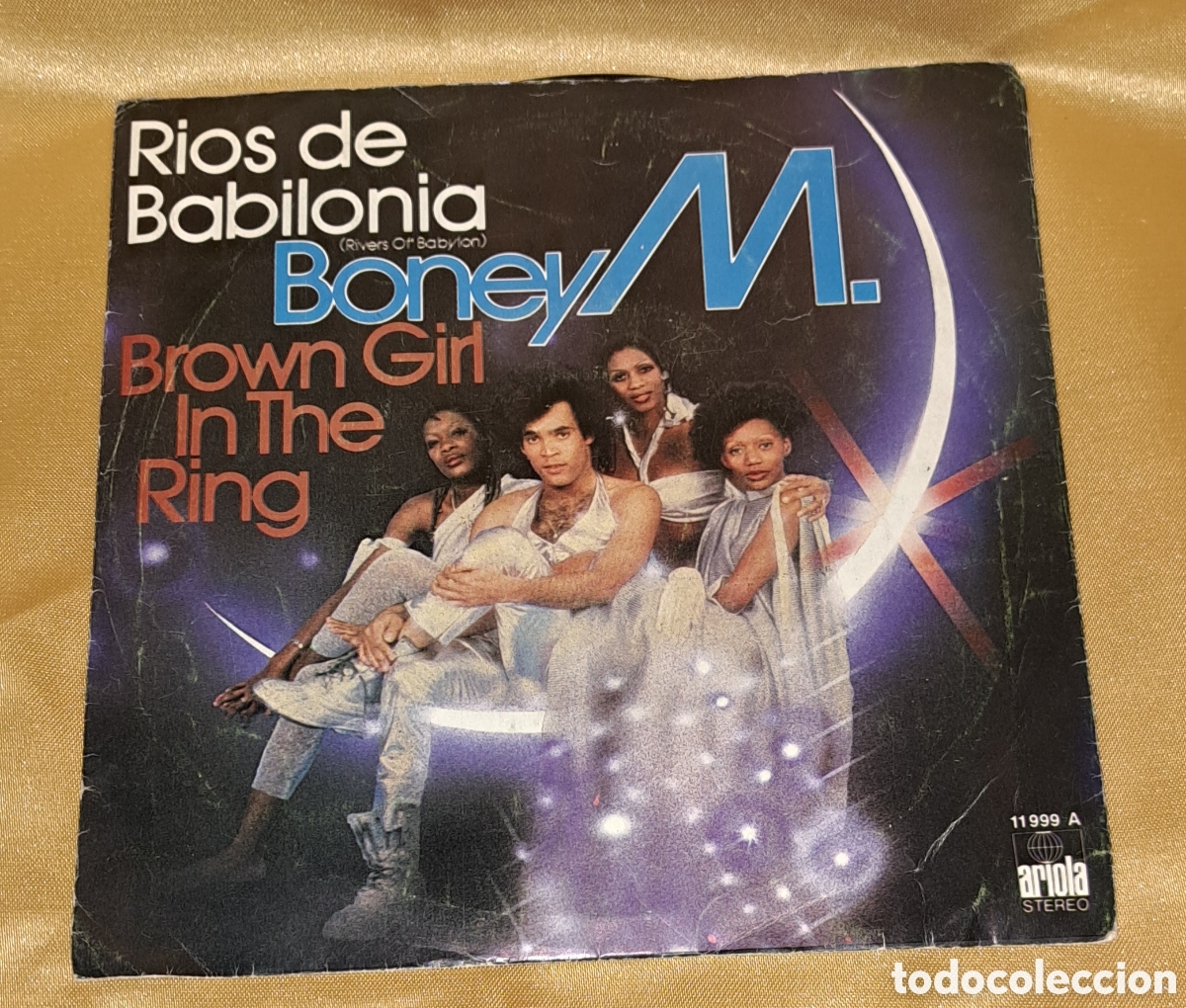 Discos de vinilo: SINGLE BONEY M , R&Iacute;OS DE GLORIA - Foto 1