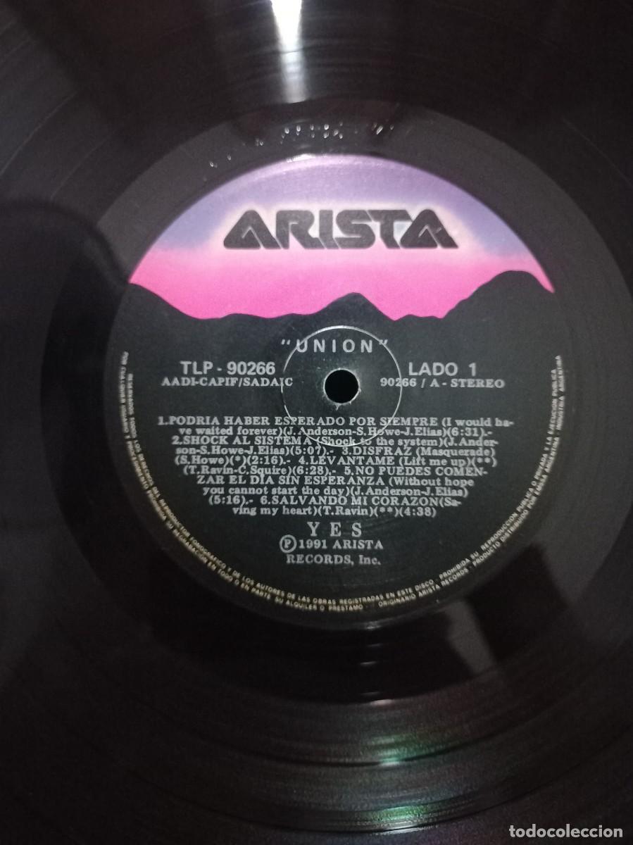 Discos de vinilo: YES - UNION / TLP-90266 - 1991 - Foto 3