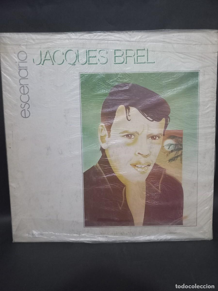 Discos de vinilo: JACQUES BREL - ESCENARIO / LP 27442 - 1988 - Foto 1