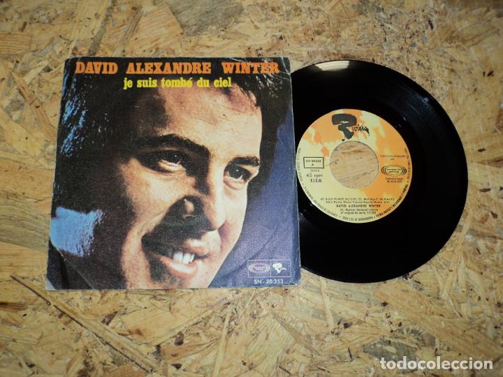 Discos de vinilo: DAVID ALEXANDRE WINTER - JE SUIS TOMB&Eacute; DU CIEL - Foto 1