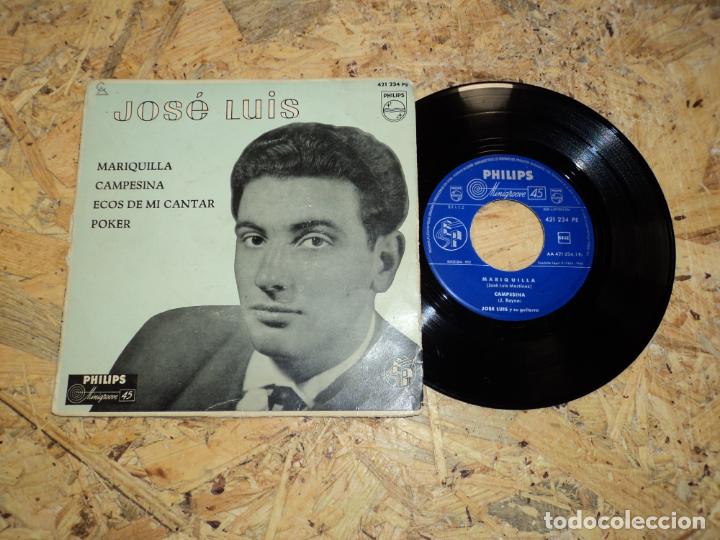 Discos de vinilo: JOSE LUIS - MARIQUILLA + 3 - Foto 1