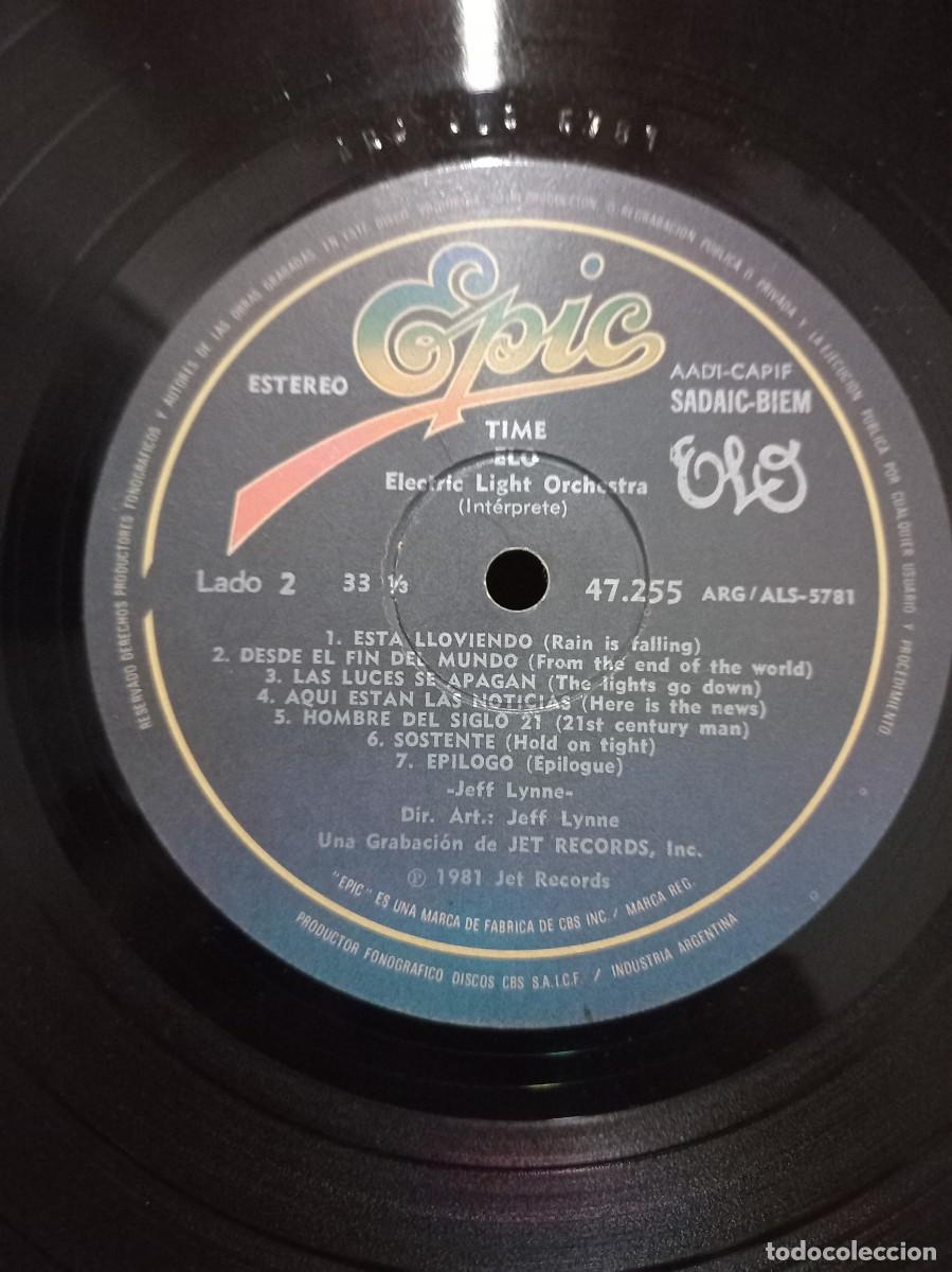 Discos de vinilo: ELECTRIC LIGHT ORCHESTRA - TIME ELO / 47.255 - 1981 - Foto 3