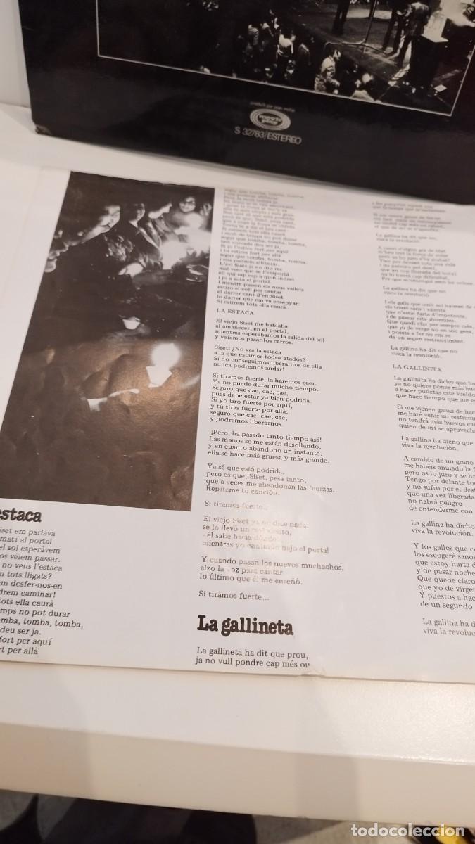 Discos de vinilo: Llu&iacute;s Llach, Barcelona Gener 1976 - Foto 3