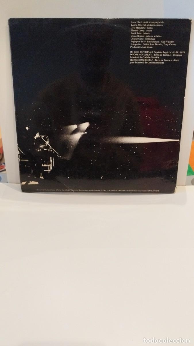 Discos de vinilo: Llu&iacute;s Llach, Barcelona Gener 1976 - Foto 7