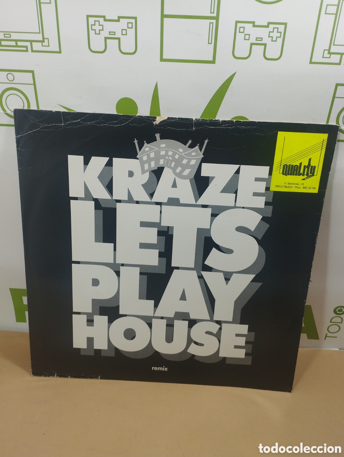 Discos de vinilo: Kraze lets play House. Remix. Lp - Foto 1
