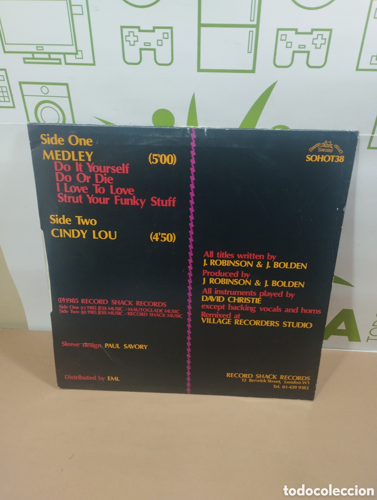 Discos de vinilo: David Christie. Strut your funky stuff.lp - Foto 2