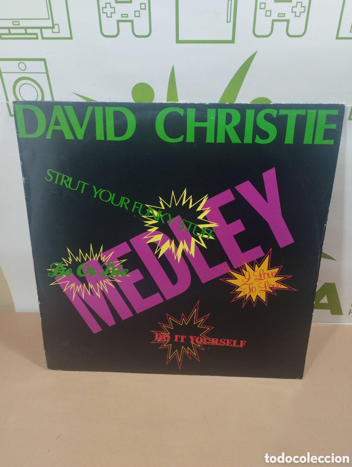 Discos de vinilo: David Christie. Strut your funky stuff.lp - Foto 1