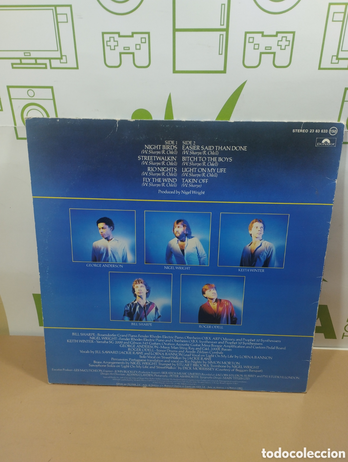 Discos de vinilo: Shakatak. Night Birds. Lp - Foto 2