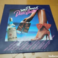 Discos de vinilo: DISCO VINILO LP RECOPILATORIO RON BACARDI ”DISCO SHOW ” ,MUY BUEN ESTADO