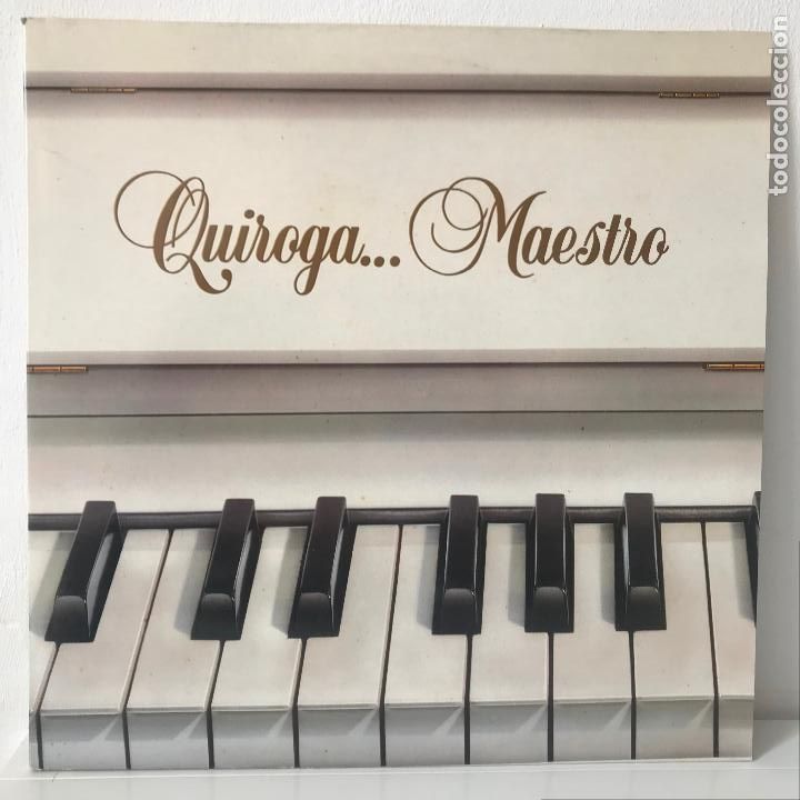 Discos de vinilo: Quiroga... Maestro. Doble LP. Antolog&iacute;a de la copla. - Foto 1