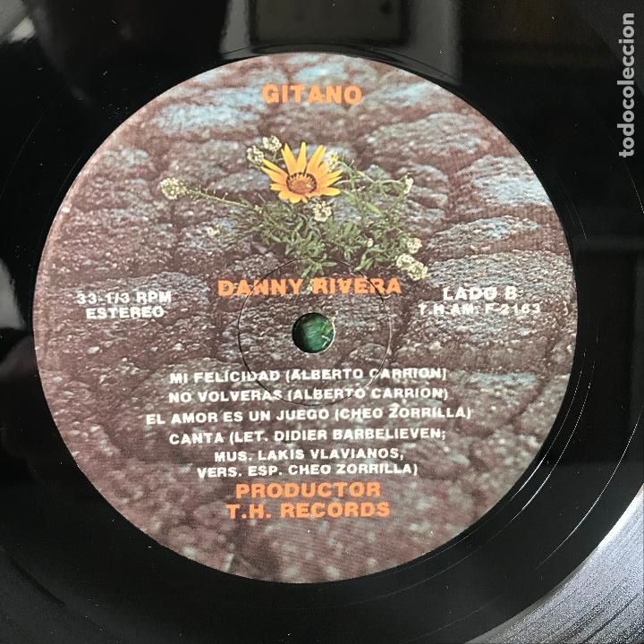 Discos de vinilo: Danny Rivera. Gitano. - Foto 5