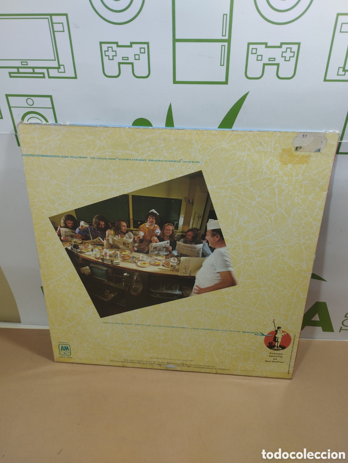 Discos de vinilo: Supertramp. Breakfast in Am&eacute;rica. Lp - Foto 2