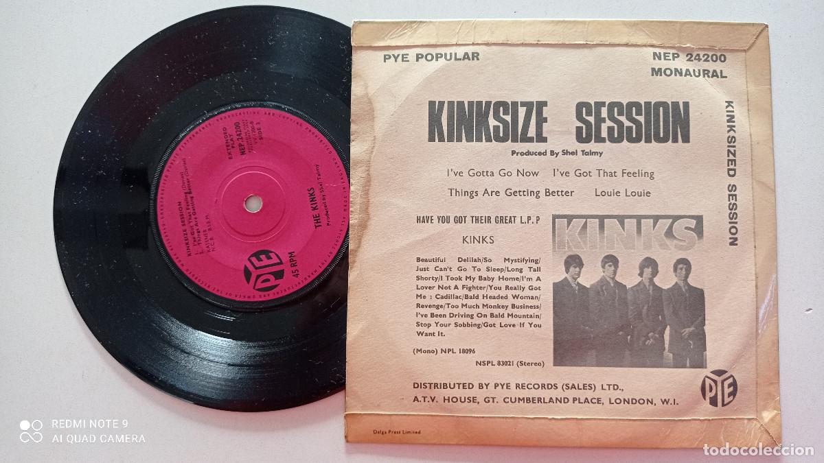 Discos de vinilo: THE KINKS - Kinksize Session - UK EP PYE 1964 - Foto 2
