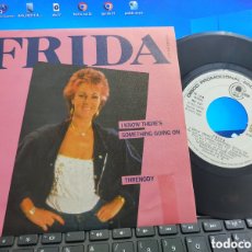 Discos de vinilo: FRIDA SINGLE PROMOCIONAL I KNOW THERE'S SOMETHING GOING ON ESPAÑA 1982 ABBA