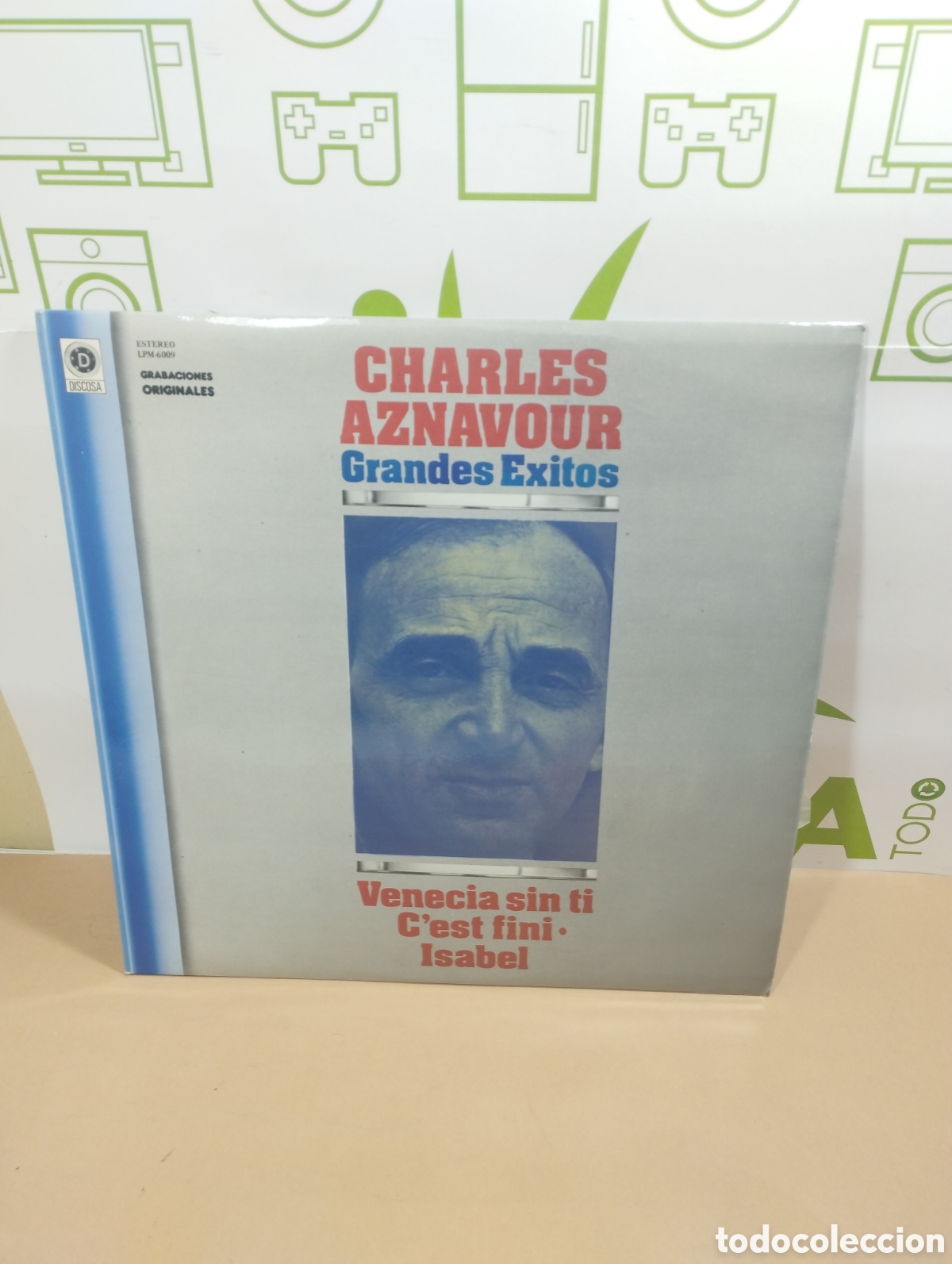 Discos de vinilo: Charles Aznavour. grandes &eacute;xitos. Lp - Foto 1