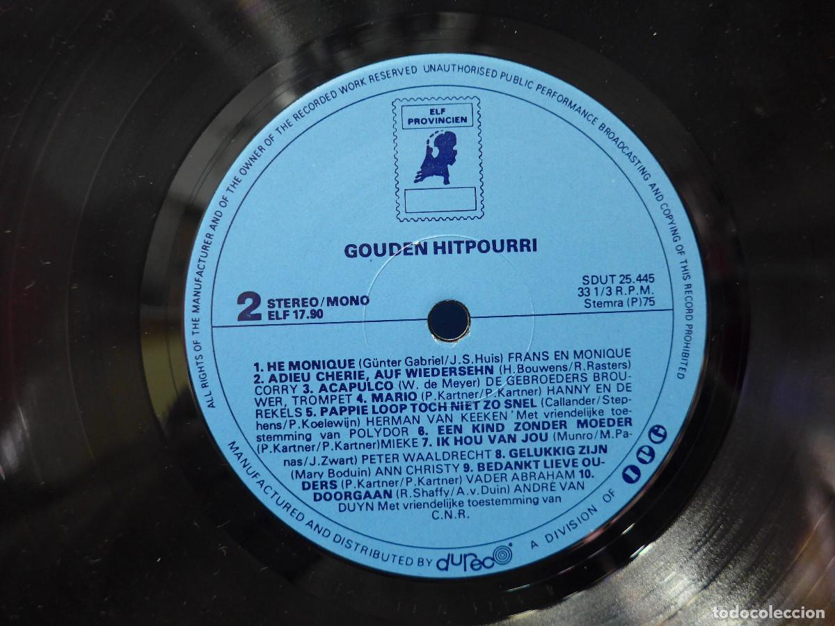 Discos de vinilo: GOUDEN HITPOURRI - Foto 9