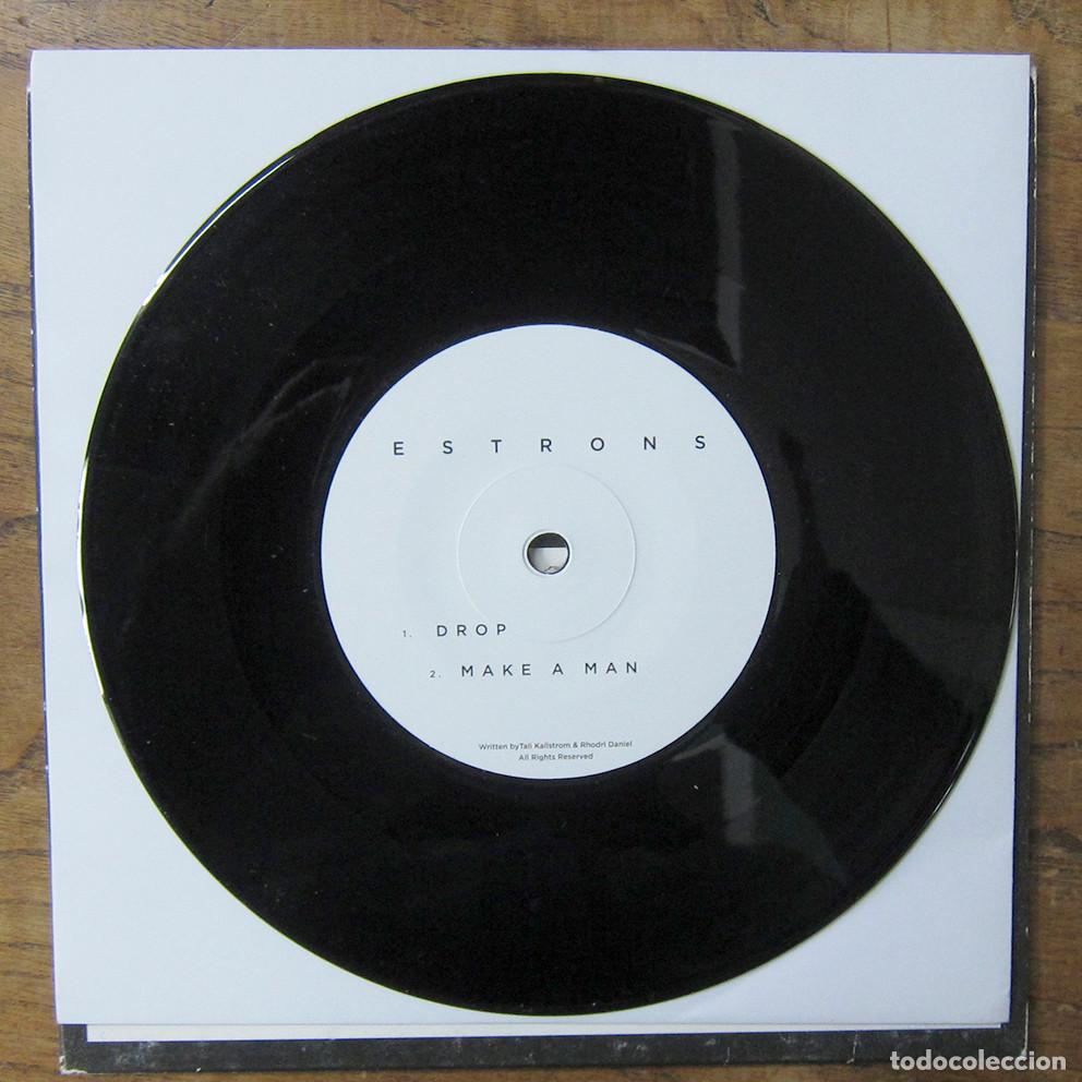 Discos de vinilo: ESTRONS - DROP / MAKE ME A MAN - 2016 - INDIE - Foto 3