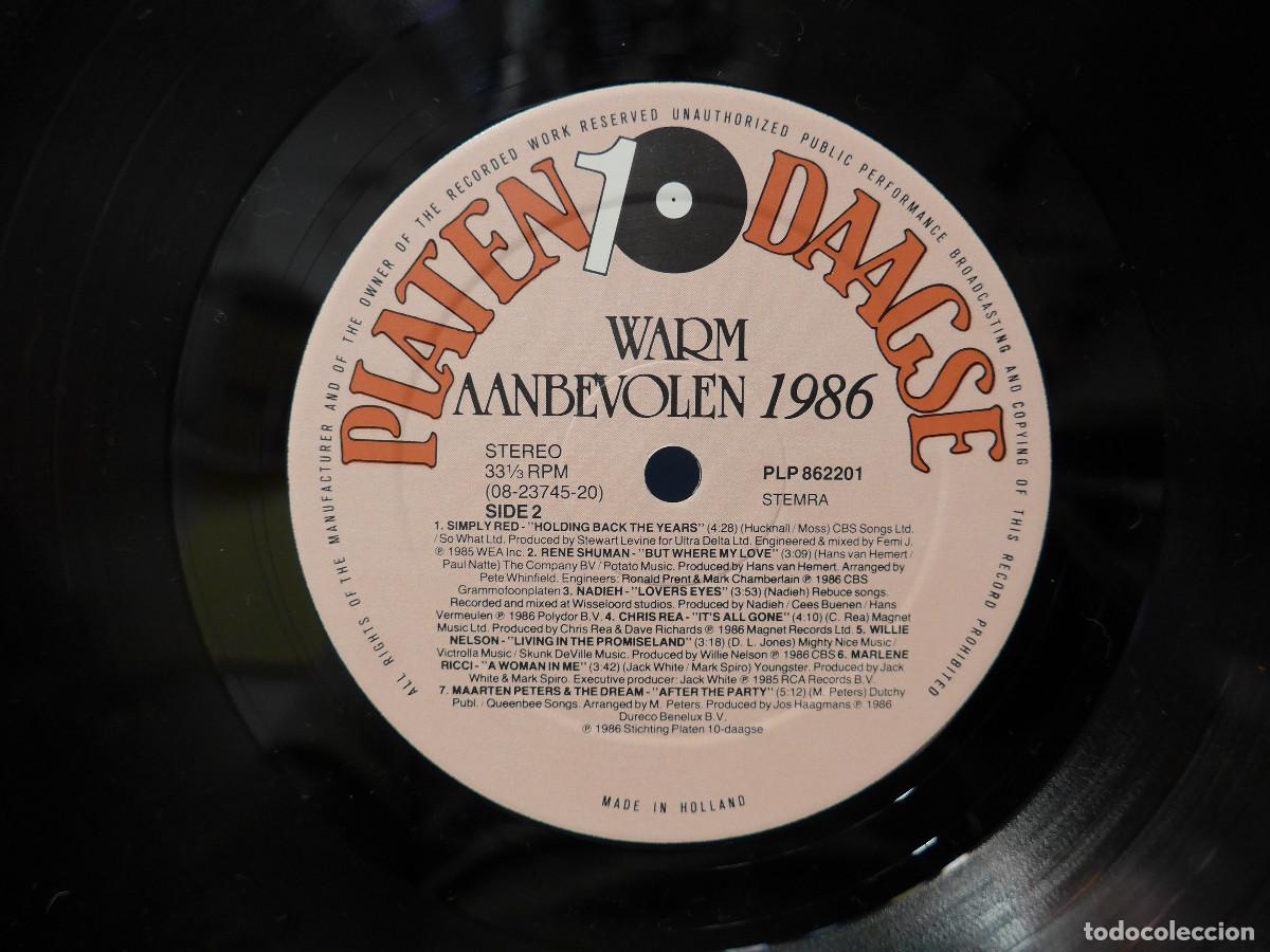 Discos de vinilo: WARM AANBEVOLEN 1986 - Foto 8