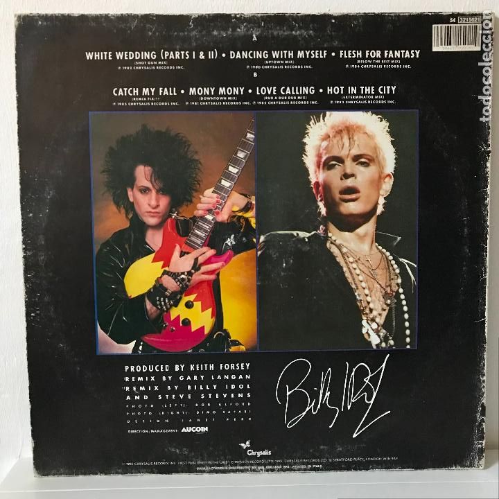 Discos de vinilo: Billy Idol. Vital Idol. - Foto 2