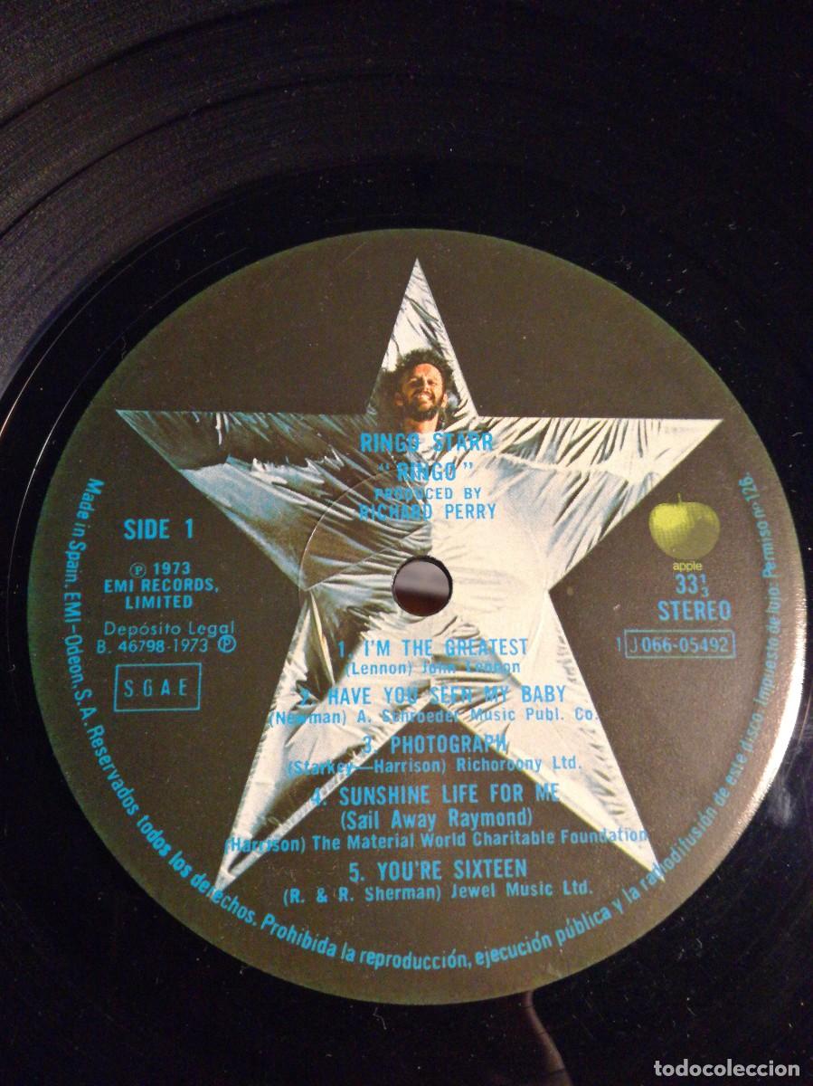 Discos de vinilo: RINGO STARR-RINGO-GATEFOLD CON LIBRETO-ORIGINAL ESPA&Ntilde;OL 1973 - Foto 8