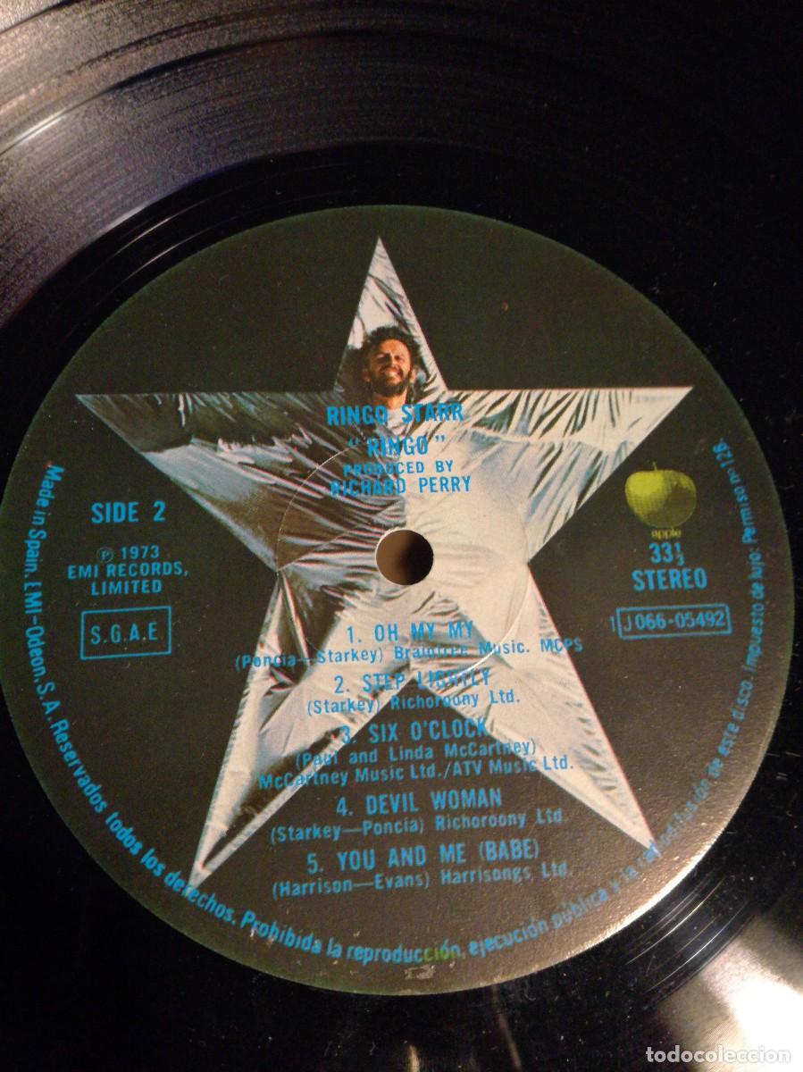 Discos de vinilo: RINGO STARR-RINGO-GATEFOLD CON LIBRETO-ORIGINAL ESPA&Ntilde;OL 1973 - Foto 9