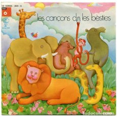 Discos de vinilo: JOSEP MARIA ESPINÀS / FRANCESC BURRULL – LES CANÇONS DE LES BÈSTIES - EP SPAIN 1970