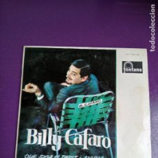Discos de vinilo: BILLY CAFARO EN ESPAÑA - QUE SIGA EL TWIST +3 EP FONTANA 1962 - ARGENTINA POP 60'S