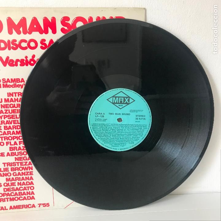 Discos de vinilo: Two Man Sound. Disco Samba. Versi&oacute;n &iacute;ntegra. PEDIDO M&Iacute;NIMO 5&euro; - Foto 3