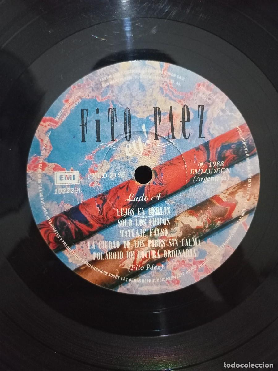 Discos de vinilo: FITO PAEZ - EY! / 10222-A - 1988 - Foto 3
