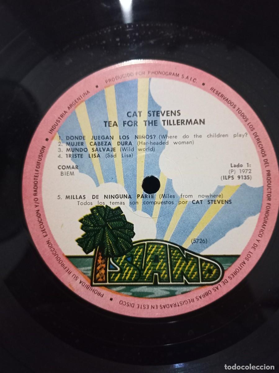Discos de vinilo: CAT STEVENS - TEA FOR THE TILLERMAN / ILPS 9135 - Foto 3