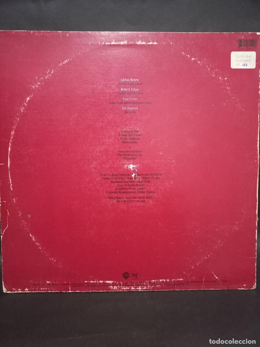 Discos de vinilo: KING CRIMSON - DISCIPLINE / BSK 3629 - 1981 - Foto 2