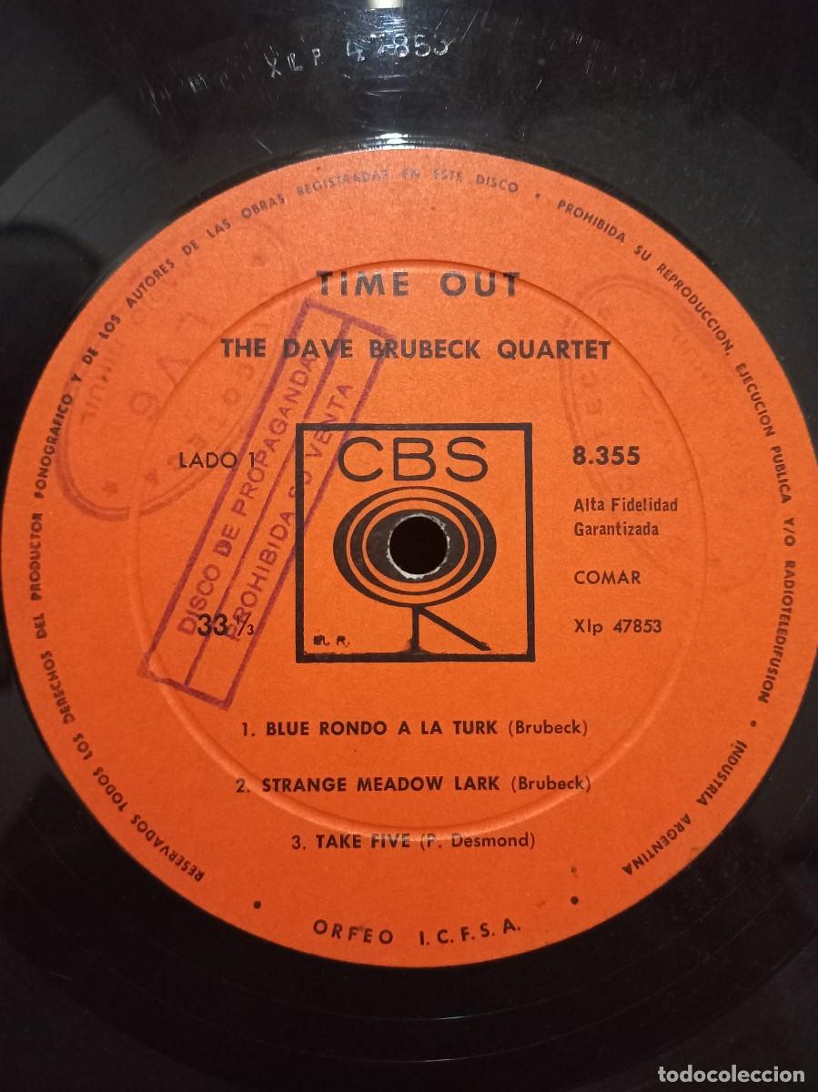 Discos de vinilo: THE DAVE BRUEBECK QUARTET - TIME OUT / 8.355 - Foto 3