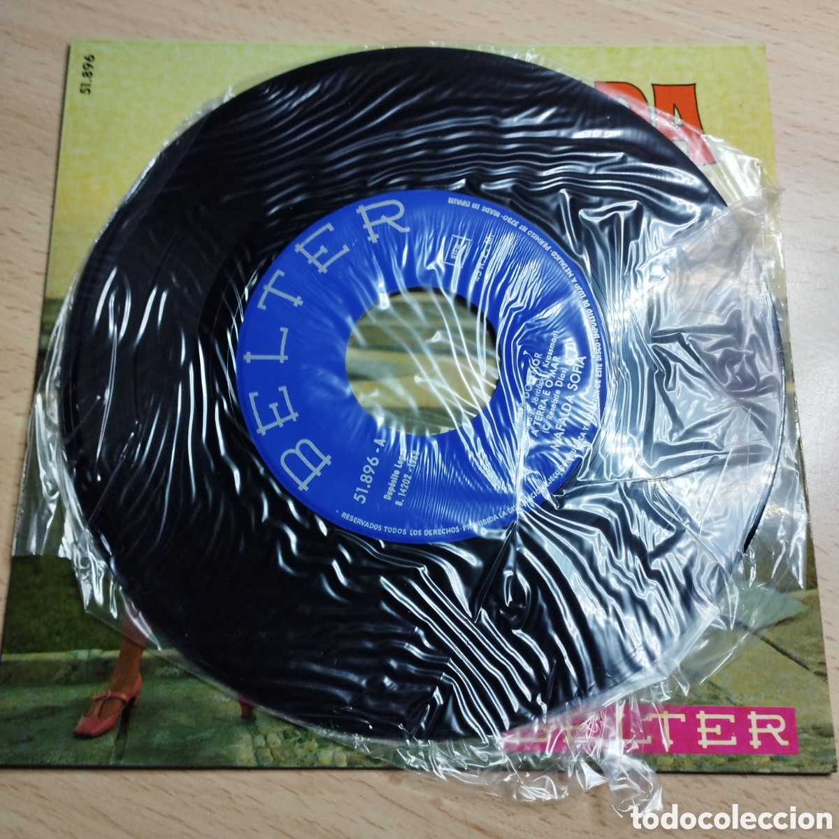 Discos de vinilo: EP 7&rdquo; Mafalda Sof&iacute;a 1968 Praia do amor + 3 - Foto 3