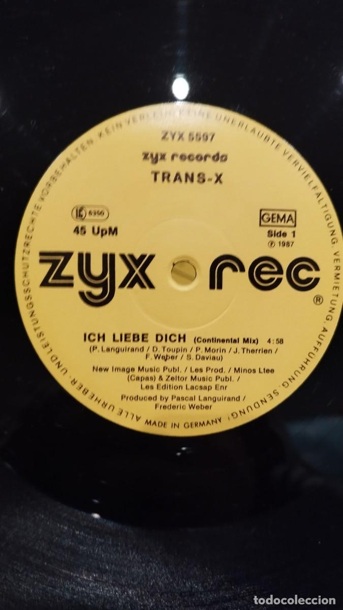 Discos de vinilo: Trans-X &ndash;Ich Liebe Dich.Vinilo Maxi Single - Foto 2