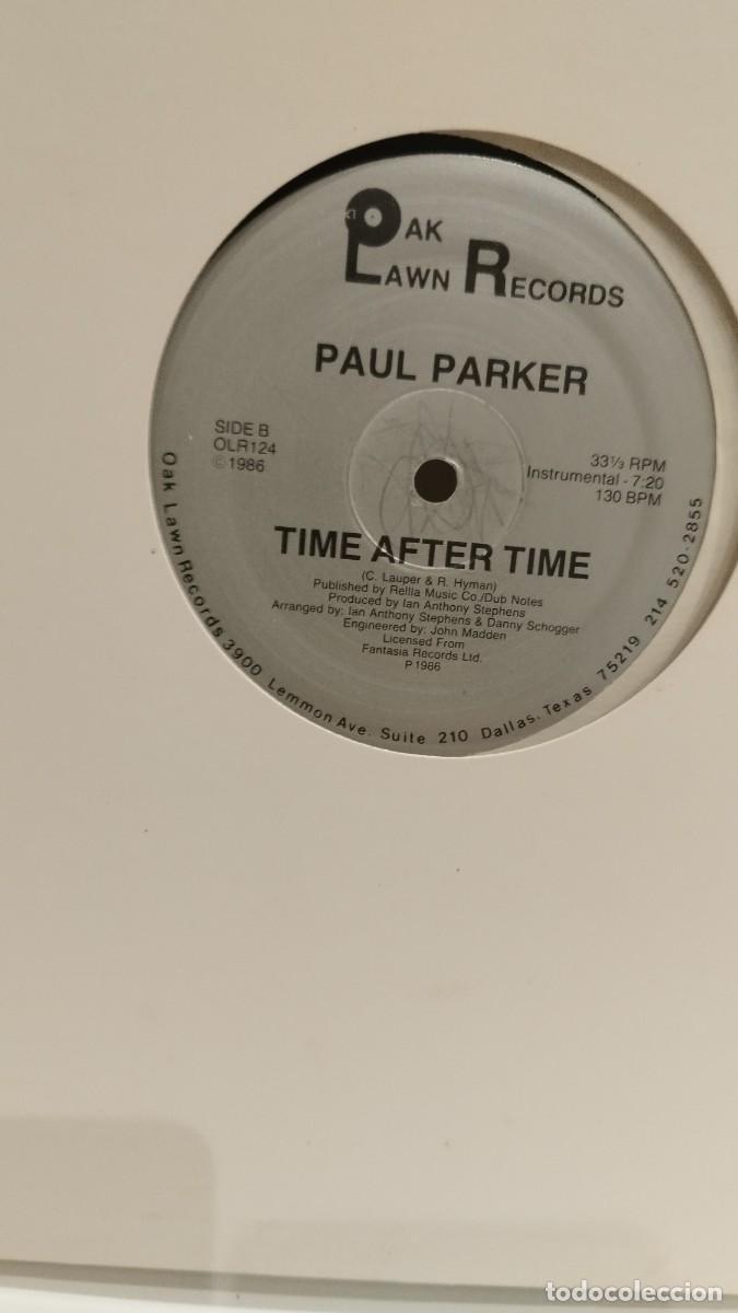 Discos de vinilo: Paul Parker &ndash; Time After Time.Vinilo Maxi Single - Foto 2