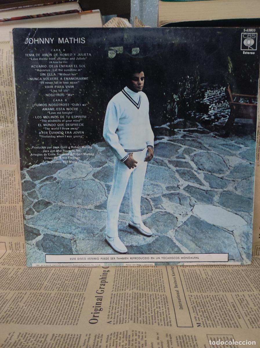 Discos de vinilo: Johnny Mathis &ndash; Tema De Amor De Romeo Y Julieta - Foto 2