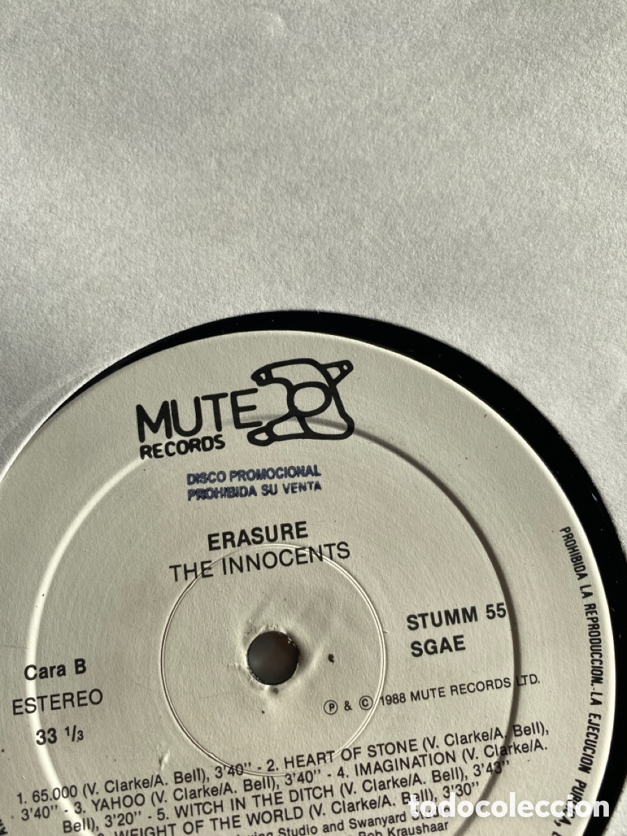 Discos de vinilo: Erasure. ( The innocents) - Foto 5