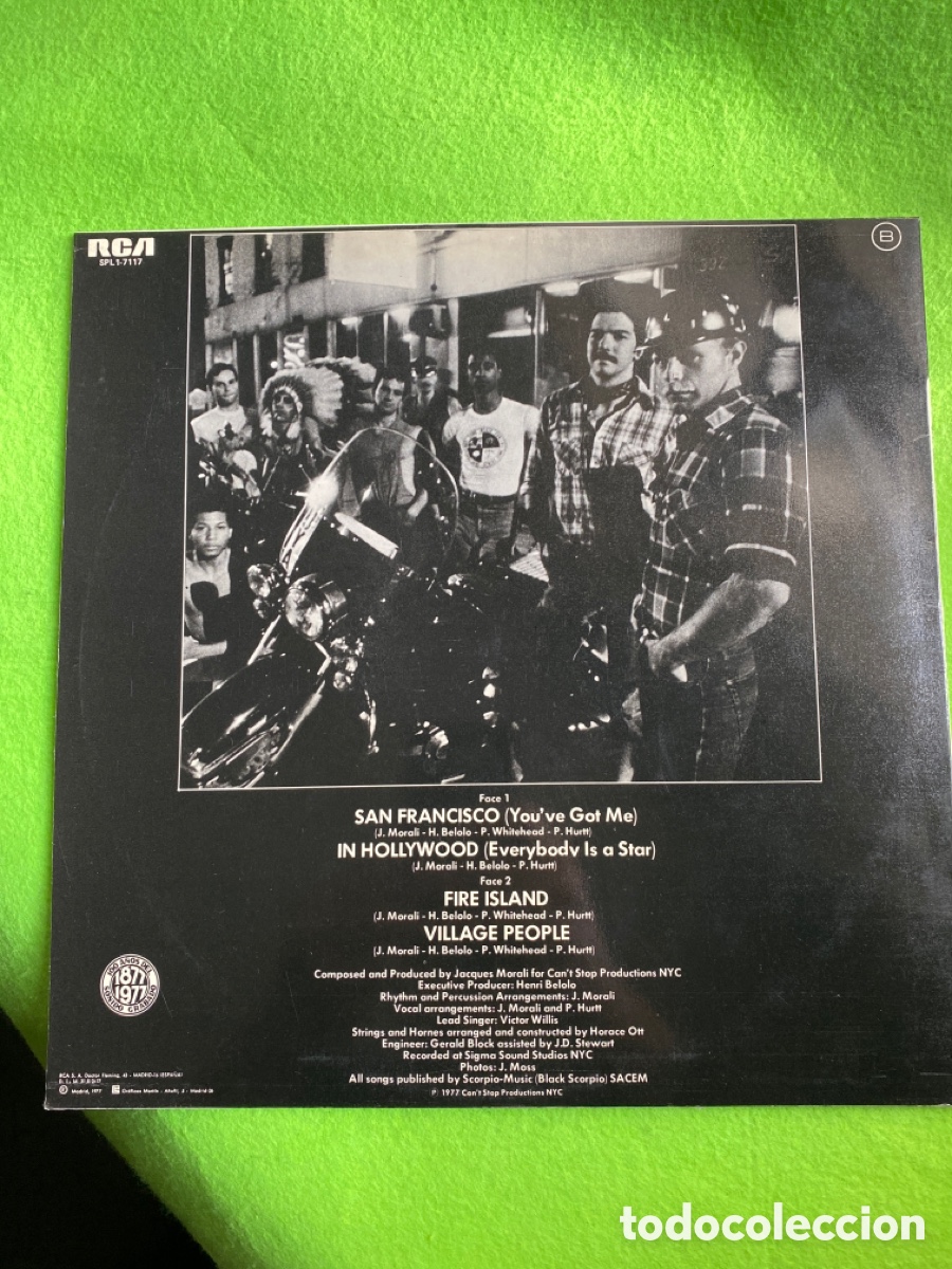 Discos de vinilo: Village people ( promocional) - Foto 2