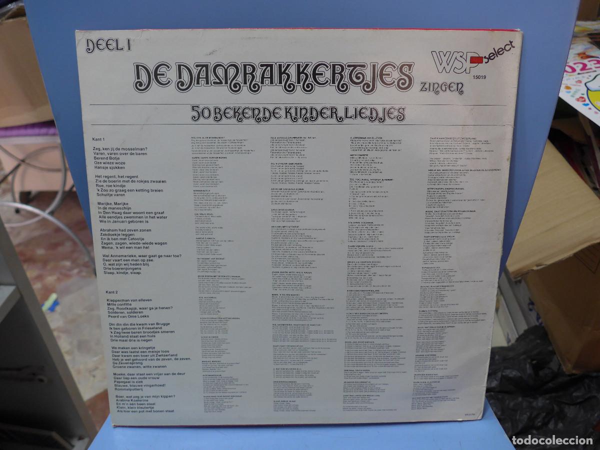 Discos de vinilo: 50 KINDERLIEDJES DE DAMRAKKERTJES ZINGEN - Foto 2