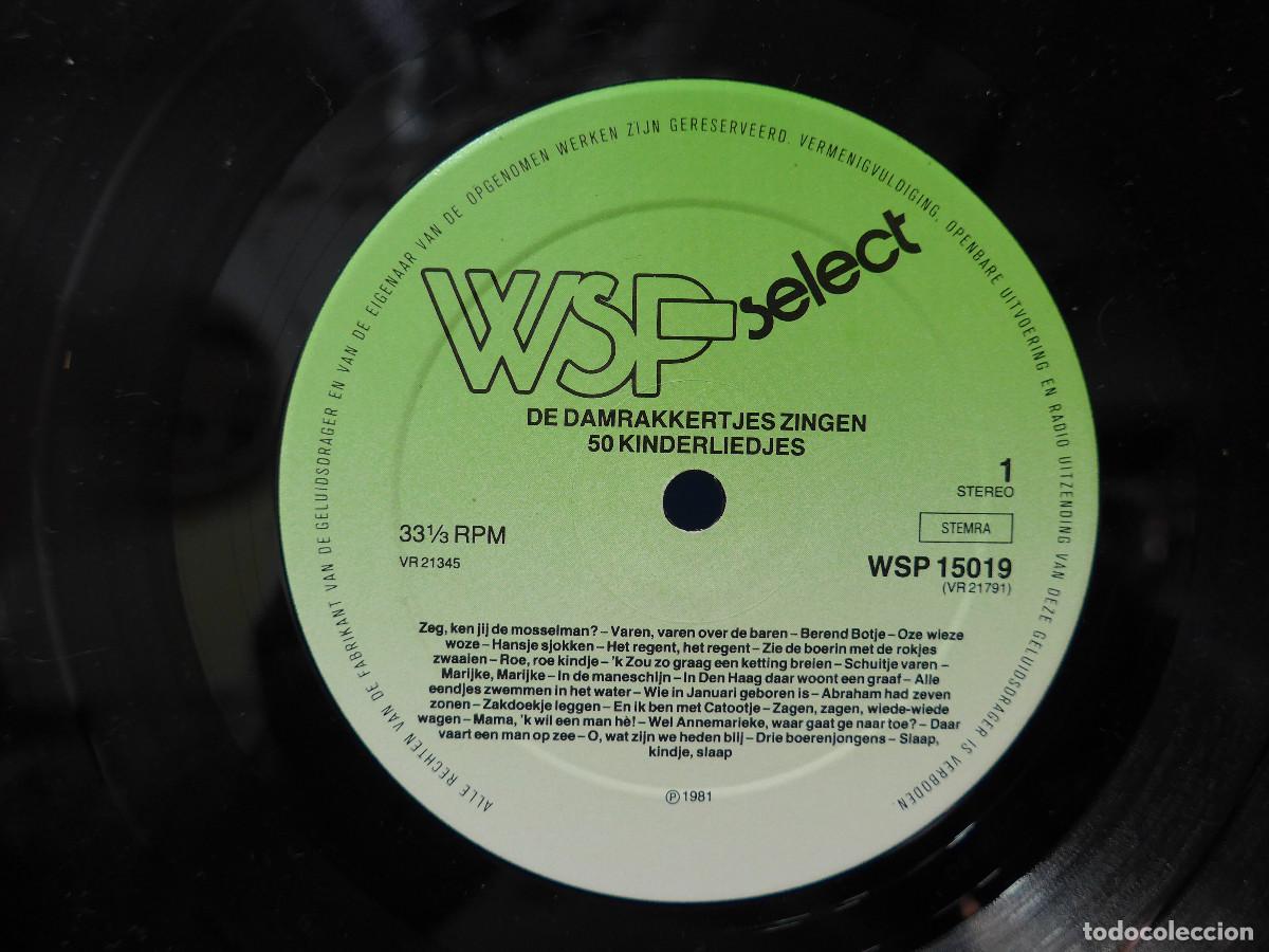 Discos de vinilo: 50 KINDERLIEDJES DE DAMRAKKERTJES ZINGEN - Foto 6