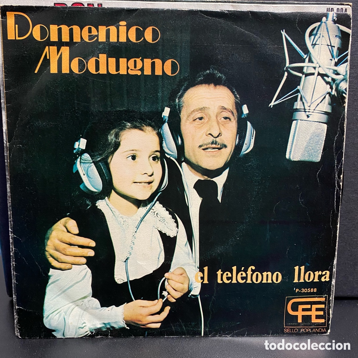 Discos de vinilo: Domenico Modugno - El Tel&eacute;fono Llora (7&rdquo;, Single) - Foto 1