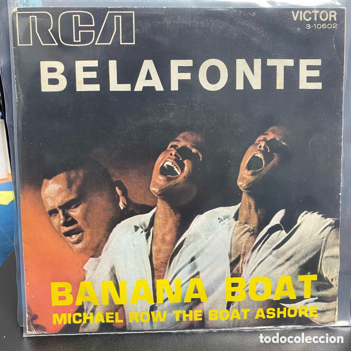 Harry Belafonte Banana Boat Michael Row The Boat Ashore 7 Single 1971 ES