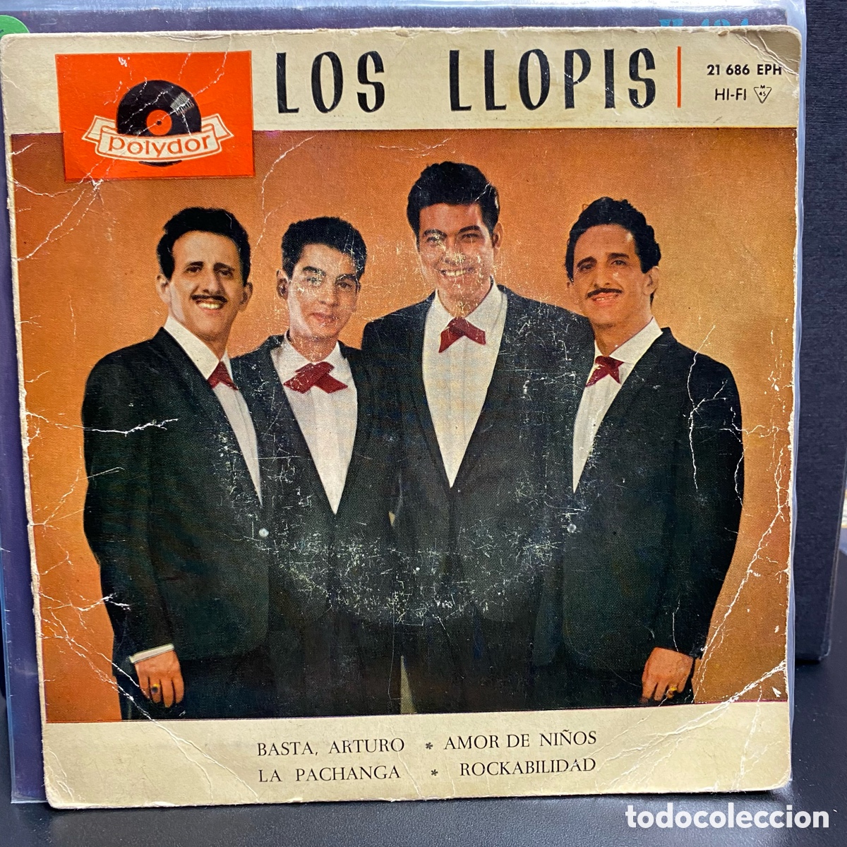 Discos de vinilo: Los Llopis - Basta, Arturo (7&rdquo;, EP) - Foto 1