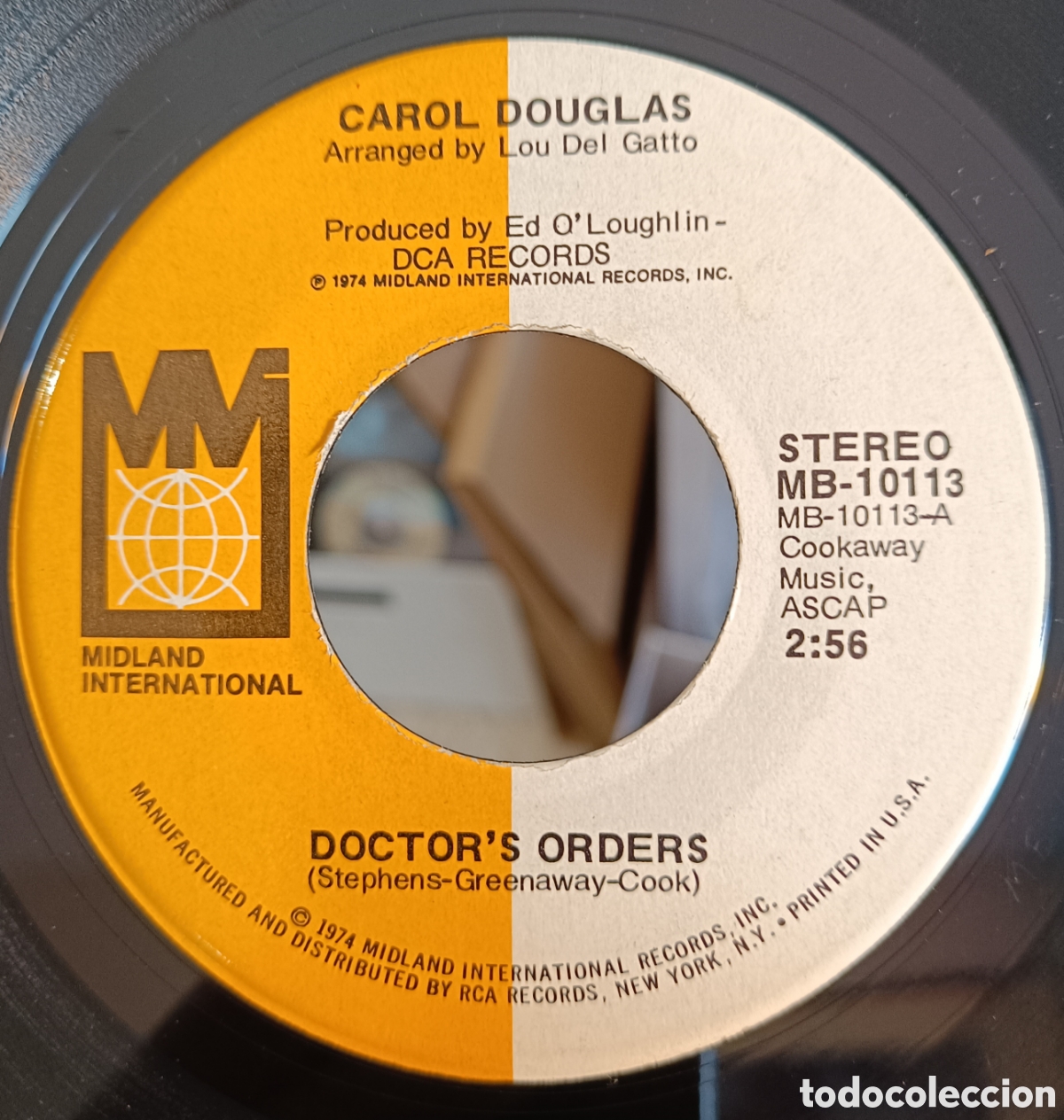 Discos de vinilo: Carol Douglas &ndash; Doctors Orders (Edici&oacute;n USA) - Foto 1