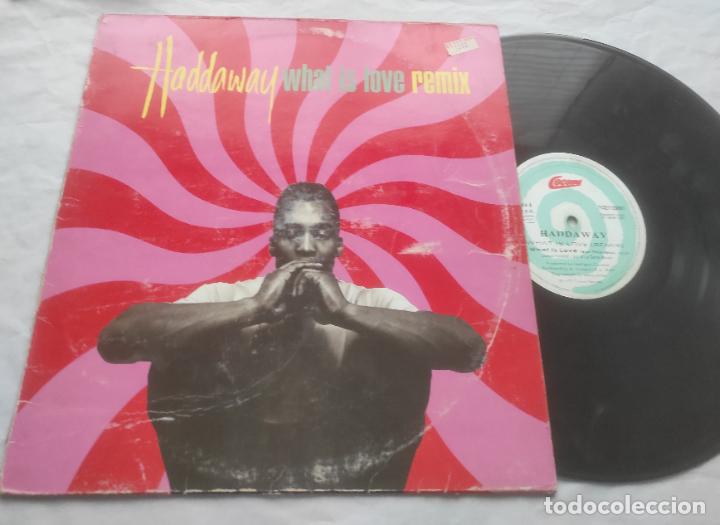Discos de vinilo: Haddaway &lrm;&ndash; What Is Love (Remix)-MAXI-ESPA&Ntilde;A-
